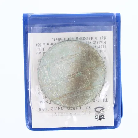 Juhlaraha J.K Paasikivi, 100 vuotta, vuodelta 1970, nimellisarvo 10 markkaa, 500,  Paino: 22,6 g