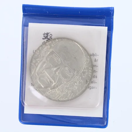 Juhlaraha, Urho Kekkonen 1975, nimellisarvo 10mk, 500,  Paino: 23,6 g