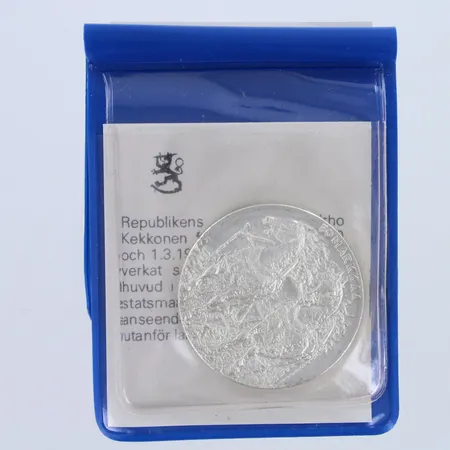 Juhlaraha, Kekkonen, 1961, nimellisarvo 50 markkaa, 500,  Paino: 20 g
