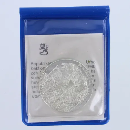 Juhlaraha, Kekkonen, 1961, nimellisarvo 50 markkaa, 500,  Paino: 20 g