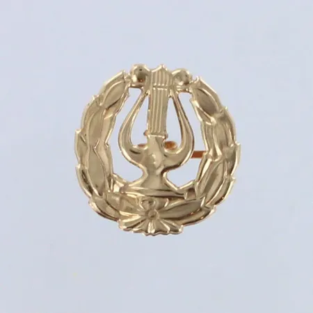 Lyyra, korkeus 17mm, 585, Paino: 0,4g