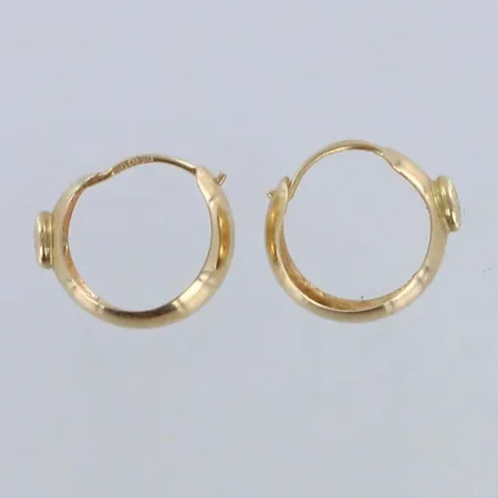 Kivikorvakorut, Ø 13mm, 585br, Paino: 0,9g