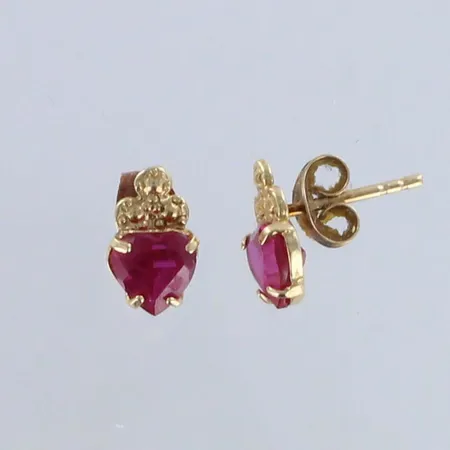 Kivikorvakorut, korkeus 9mm, 585br, Paino: 0,9g