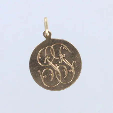 Riipus, kaiverrettu, korkeus 20mm, 585, Paino: 0,7g