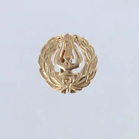 Lyyra, korkeus 13mm, 585, Paino: 0,4g