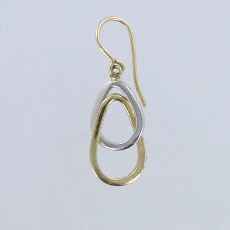 Korvakoru, korkeus 30mm, 585 kelta- ja valkokulta, Paino: 1,0g