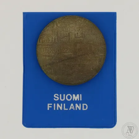 Juhlaraha, Turku 750 vuotta, nimellisarvo 25mk, 500,  Paino: 26,8 g