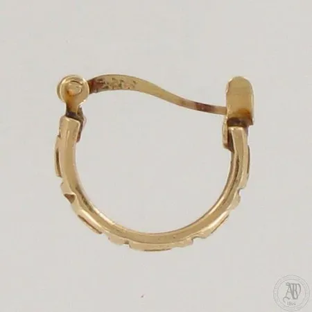 Korvakoru, korkeus 12mm, 585,  Paino: 0,9 g