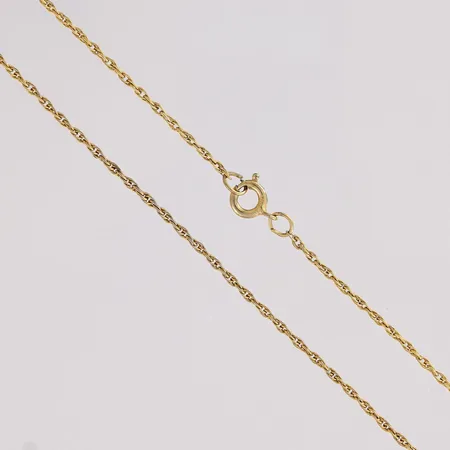 Kaulaketju, pituus 45cm, leveys 1,3mm, 375, Paino: 1,7 g