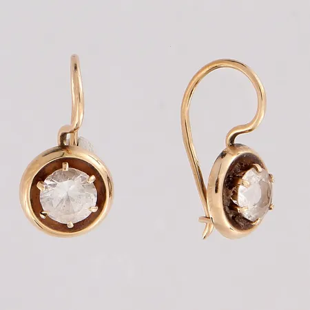 Kivikorvakorut, korkeus 17mm, 585br, Paino: 1,4 g