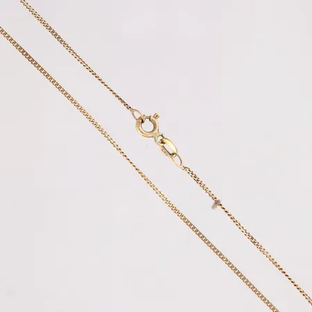 Panssarikaulaketju, pituus 39cm, leveys 1,2mm, 585, Paino: 2 g