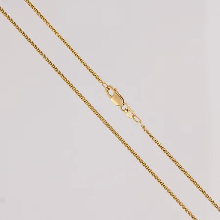 Kaulaketju, pituus 45cm, leveys 1,1mm, 585, Paino: 3,5 g
