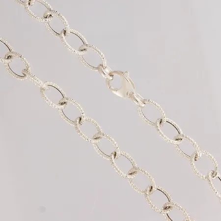 Kaulaketju, pituus 46cm, leveys 10mm, 925, Paino: 20,8 g