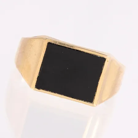Kivikantasormus, koko 20½, 585br, Paino: 3,2 g
