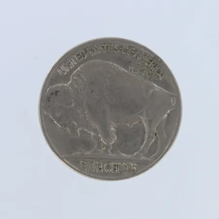 Kolikko, 5 Cents "Buffalo Nickel" (flat ground) 1913-1938, Cu/Ni