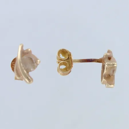 Kivikorvakorut, korkeus 7mm, 585br,  Paino: 1 g
