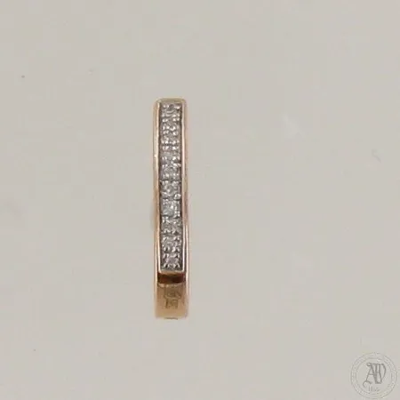Timanttikorvakoru 10xn.0.005ct, Ø 12mm, 585,   Paino: 0,5 g