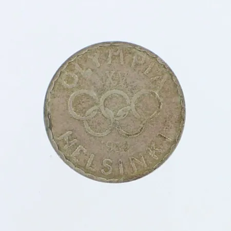 Olympiaraha Suomi, 500 markkaa, Olympia XV Helsinki 1952, 500,  Paino: 12 g