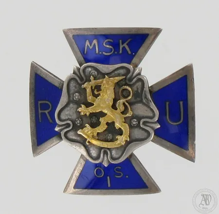 Kunniamerkki, M.S.K 2/os.2, M. Kianen 6/VI 36 Helsinki, 813, Paino: 14,6g