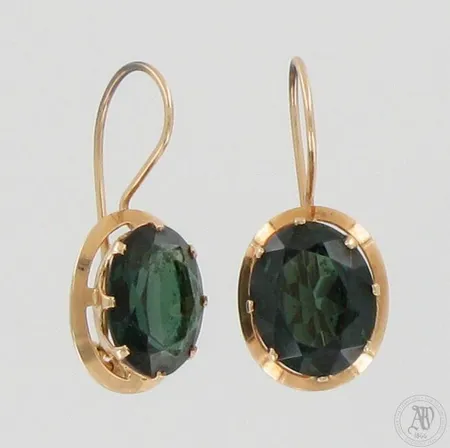 Kivikorvakorut, korkeus 22mm, 585br,  Paino: 2,1 g