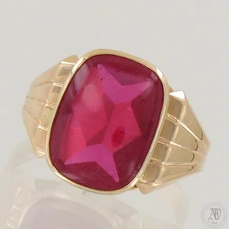 Kivisormus, koko 21, 585br,  Paino: 5,9 g