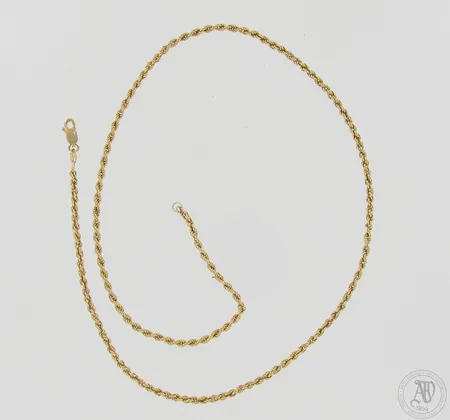 Viallinen kaulaketju, 585,  Paino: 3,9 g