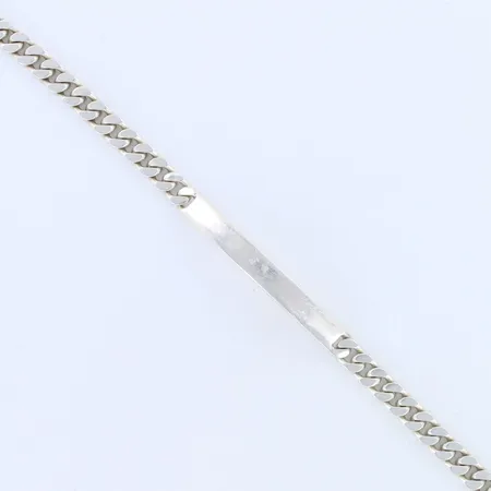 Laattaranneketju, pituus 190mm, leveys 5,2mm, 925, Paino: 17,6 g