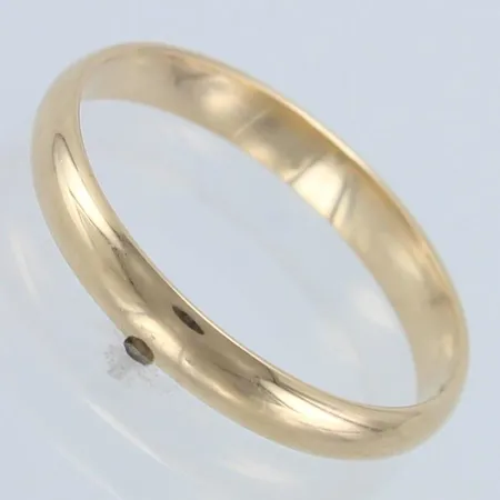 Sileä sormus, koko 17½, leveys 2,8mm, 585,  Paino: 1,8 g