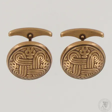 Kalvosinnapit, Kalevala Koru Hannunvaakuna, Ø 18mm, pronssia.