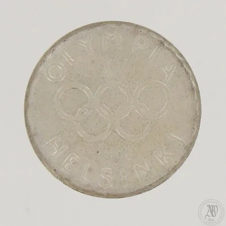 Juhlaraha Suomi, Olympia XV Helsinki 1952, nimellisarvo 500mk, 500,  Paino: 11,9 g