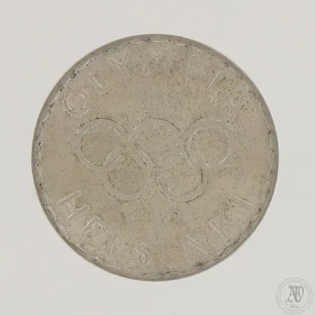 Juhlaraha Suomi, Olympia XV Helsinki 1952, nimellisarvo 500mk, 500,  Paino: 11,8 g