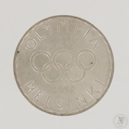 Juhlaraha Suomi, Olympia XV Helsinki 1952, nimellisarvo 500mk, 500,  Paino: 12,1 g