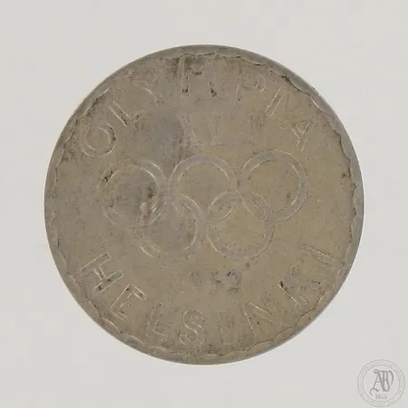 Juhlaraha Suomi, Olympia XV Helsinki 1952, nimellisarvo 500mk, 500,  Paino: 11,8 g