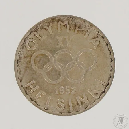 Juhlaraha Suomi, Olympia XV Helsinki 1952, nimellisarvo 500mk, 500,  Paino: 11,6 g