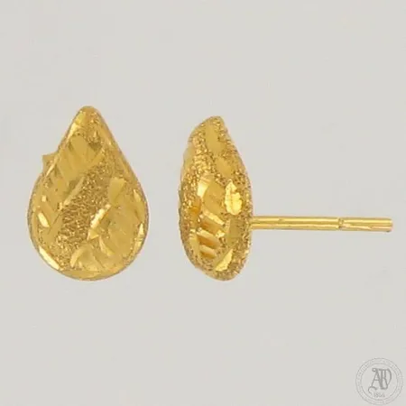 Korvakorut, korkeus 10mm ja leveys 7,4mm, toinen tausta puuttuu, 875,  Paino: 1,4 g