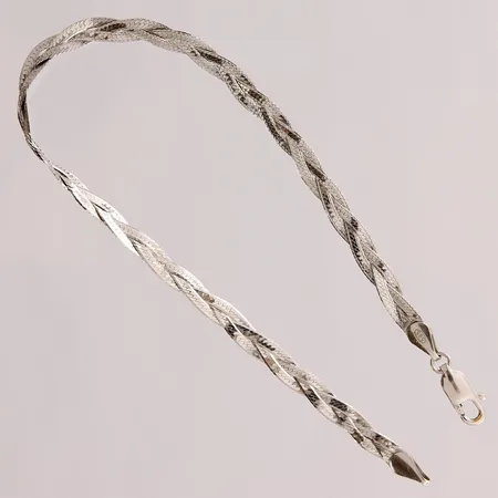 Ranneketju, pituus 185mm, 585 valkokulta, 2,5g Paino: 2,5 g