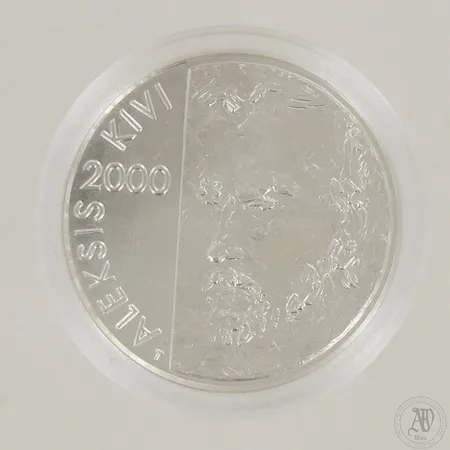 Juhlaraha Aleksis Kivi 2000, nimellisarvo 100mk, 925,  Paino: 22 g