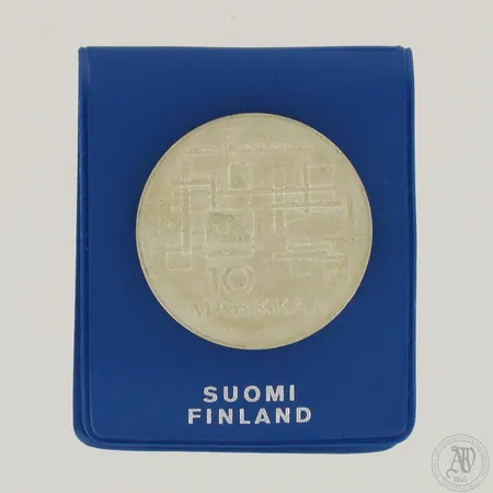 Juhlaraha Suomi Finland 1917-1967, nimellisarvo 10mk, 900,  Paino: 24 g