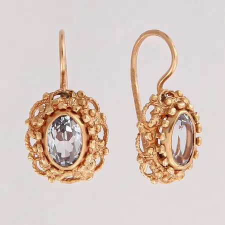 Kivikorvakorut, korkeus 19mm, 585br, Paino: 2,9 g