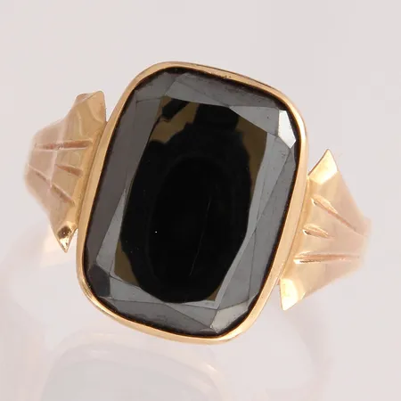Kivikantasormus, koko 20, 585br, Paino: 4,4 g