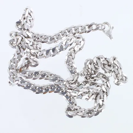 Viallinen kaulaketju, pituus 43,5cm, 925, Paino: 12 g