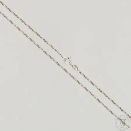 Panssarikaulaketju, pituus ja leveys 50cm ja 2mm, 925,  Paino: 4 g