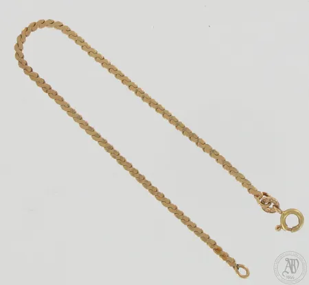 Ranneketju, pituus 170mm, 585,  Paino: 2,8 g