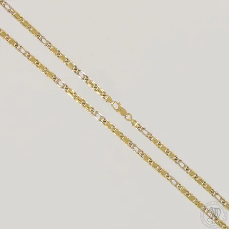 Kaulaketju, pituus 60,5cm ja leveys 4,4mm, 750,  Paino: 45,4 g