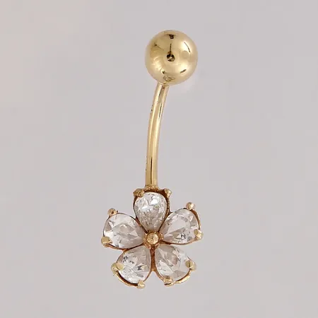 Napakoru kivillä, pituus 24mm, tapin pituus 11mm, 585br,  Paino: 1 g