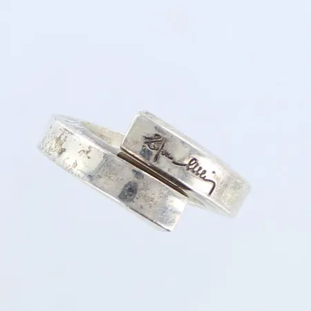 Sormus, Efva Attling, koko 18¼, 925,  Paino: 17,5 g