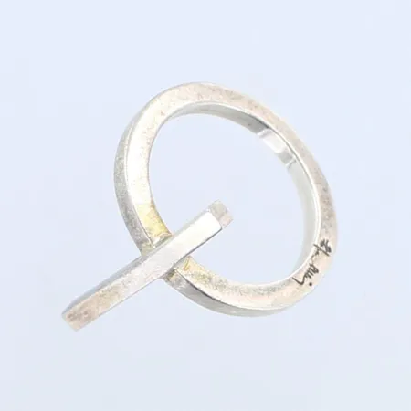 Sormus, Efva Attling, koko 19, 925,  Paino: 5,9 g