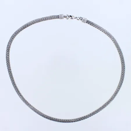 Kaulaketju, pituus 39,5cm, 925,  Paino: 12 g