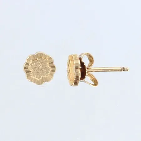 Korvakorut, Ø 5,2mm, toinen tausta viallinen, 585,  Paino: 0,7 g