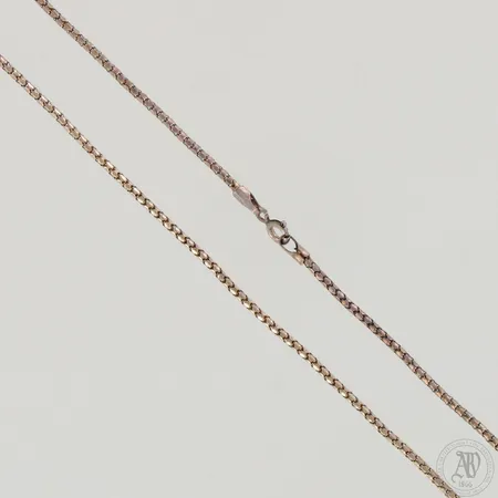 Käärmekaulaketju, käytön jälkiä, pituus 57,5cm ja leveys 1,6mm, 925,  Paino: 3,6 g
